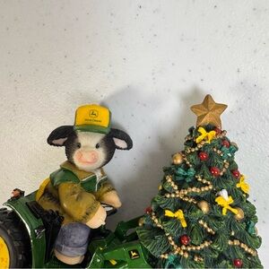 Vintage 2001 Mary's Moo Moos John Deere "Christmas Gives Moo A Lift" NIB